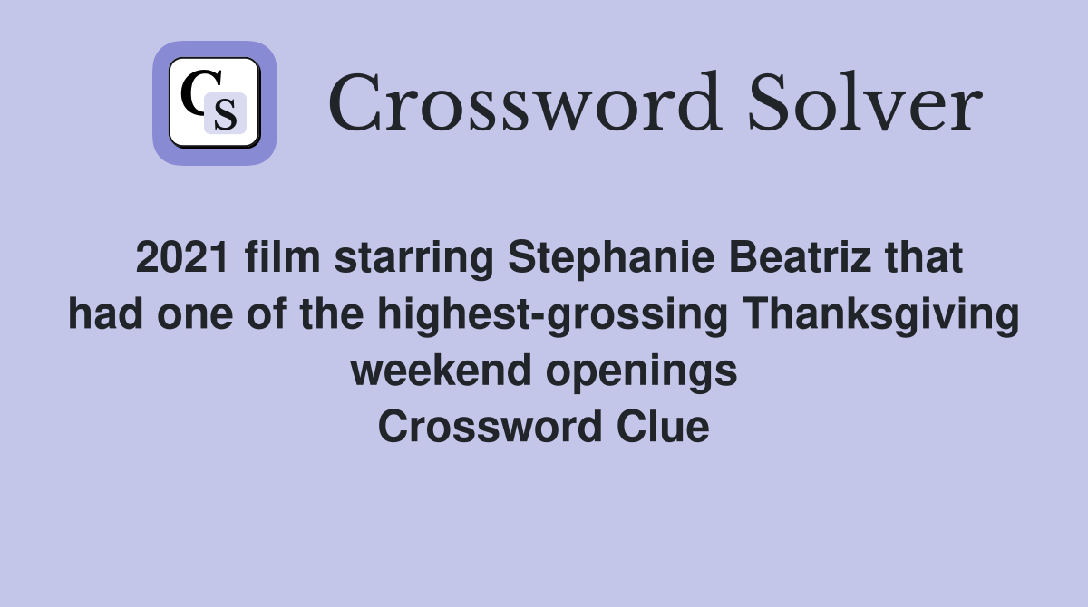 2021 film starring Stephanie Beatriz that had one of the highest